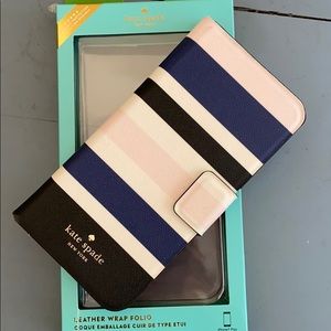 Kate Spade iPhone 7plus Wrap Folio case